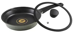 Сковорода Ringel Zitrone Olive 28 см з кришкою (RG-2108-28/OL) - мініатюра 2