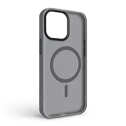 Чехол для Apple iPhone 15 Pro Max, Uniq MagCase, серый, противоударный, панель-накладка с MagSafe, ударопрочный TPU+PC, с магнитом MagSafe, поддержка полноценной беспроводной зарядки, ArmorStandart (ARM75277) - мініатюра 2