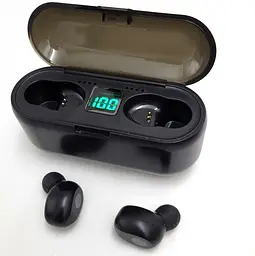 Бездротові навушники Bluetooth 5.0 із сенсорним керуванням та зарядним кейсом Amoi F9 - мініатюра 3