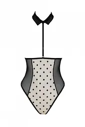 Еротичне боді Passion TRISHA BODY, S/M - мініатюра 3