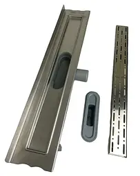 Душовий канал з горизонтальним фланцем Maxiflow Standart Line 60 см решітка Дощ 4053.0Y050K.060.1 - мініатюра 5