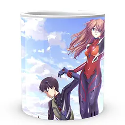 Кухоль GeekLand Evangelion Євангеліон EVA 002.17 330 мл білий - мініатюра 2
