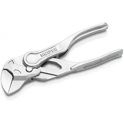 Кліщі переставні-гайковий ключ, Ø21мм KNIPEX 86 04 100 XS, хромовані