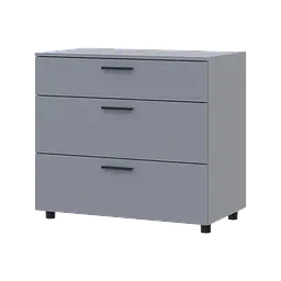 Комод Doros Торн Сірий 3Ш 90х51.6х80 (41510159) - мініатюра 4