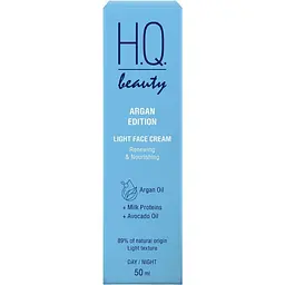 Легкий крем для обличчя H.Q. Beauty Argan Edition відновлення та живлення 50 мл - мініатюра 3