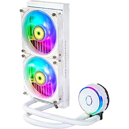 Водяне охолодження Cooler Master MasterLiquid PL240 Flux ARGB White Edition (MLY-D24M-A23PZ-RW)