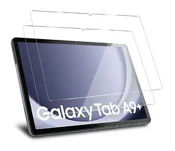 Захисне скло DK для Samsung Galaxy Tab A9+ X210/X215/X216 Full Glue 2 шт (018642) - мініатюра 2