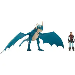 Набір Dragons Як приборкати дракона Смертельний Змійовик Буревійка 24 см та вершниця Астрід 7.5 см (SM66663/6074005) - мініатюра 5