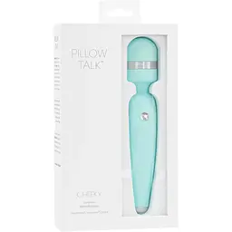 Розкішний вібромасажер Pillow Talk - Cheeky Teal з кристалом Swarovsky - мініатюра 6