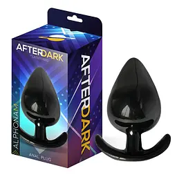 Анальна пробка Afterdark Alphona M, 9.7 см (чорний) - мініатюра 2