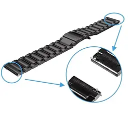 Металевий ремінець для годинника Asus ZenWatch 2 (WI501Q) Black - мініатюра 4