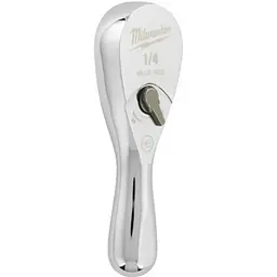 Тріскачка хромована для головок 1/4'' MILWAUKEE, 76мм