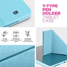Чохол ArmorStandart Y-Type PEN для Apple iPad Air 10.9` (2020-2022)/Air 11` (2024-2026)/Pro 11` (2020-2022) Blue (ARM77525) [142396] - мініатюра 7