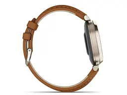 Смарт-годинник Garmin Lily 2 Cream Gold with Tan Leather Band (010-02839-60) - мініатюра 5