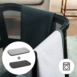 Ліжко-манеж 4 в 1 Kinderkraft Sofi Plus Grey (KLSOFIPLGRY0000) - мініатюра 5