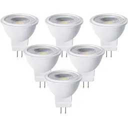 Bonlux Пакет із 6 світлодіодів 12 V 3 W GU4 Reflektor LED MR11 Spotlight Warm White 3000 K GU4 Bi-Pin 35MM 270LM Еквівалентно 25W