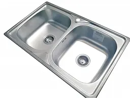 Кухонна мийка Romzha Fifika 2C Textura RO44016, Сірий - мініатюра 4