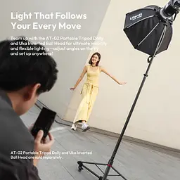 Стійка для світла складна Ulanzi AT-05 2M Heavy Duty Foldable Light Stand(48-200cm) Black - мініатюра 10