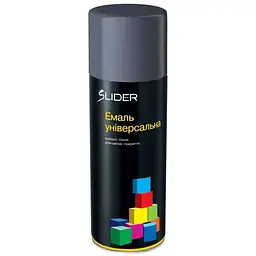 Аерозольна фарба для автомобіля SLIDER 7024 темно-сіра, 400мл (000001034)