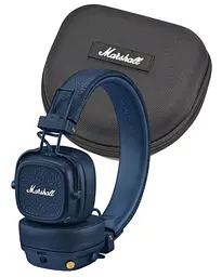 Комплект навушники Marshall Major V Midnight Blue Original + Кейс (Підтримка офіційного додатку)(1008144)