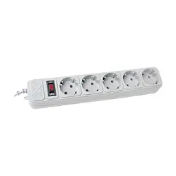 Мережевий фільтр живлення Maxxter SPM5-G-15G grey, 4.5 м кабель, 5 розеток (SPM5-G-15G)