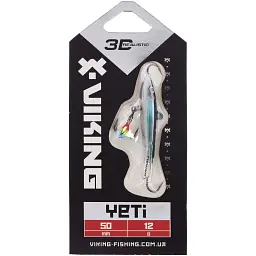 Балансир Viking Fishing Yeti Ice Jig 50mm 12.0g #14 Dark Mackerel - мініатюра 2