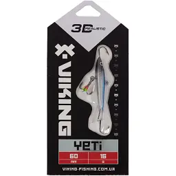 Балансир Viking Fishing Yeti Ice Jig 60mm 16.0g #3 Light Blue Glam - мініатюра 2