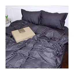 Постільна білизна MirSon Satin 30-0012DarkGray 160х220 Сімейний (2200005252017) - мініатюра 8