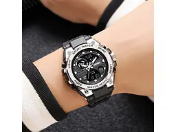 Чоловічий наручний годинник 2360BKSI Black-Silver Skmei acs0029964 - мініатюра 6