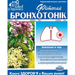 Фиточай Ключи здоровья Бронхотоник в фильтр-пакетах (1.5 г х 20 шт.)