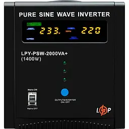 Джерело безперебійного живлення [ДБЖ] LogicPower LPY-PSW-2000VA+ 1400W [22873] [107307] - мініатюра 2