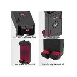 Тримач для телефона планшета Ulanzi Vijim Universal Tripod Mount For Phone And Tablet UV-2809 ST-29 Black - мініатюра 5