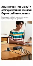 HDMI-перемикач UGREEN CM624 HDMI 2.1 3 входи 1 вихід 8K 60 Гц 4K 240 Гц 2K 240 Гц 1080p 240 Гц (95047) - мініатюра 9