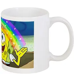 Кухоль GeekLand SpongeBob SquarePants CP 03.163 330 мл білий - мініатюра 2