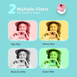 Дитяча камера миттєвого друку Instant Print Camera P79 (Рожевий) - мініатюра 6