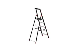 Драбина сталева Intertool LT-0055 5 ступенів висота до платформи 1064 мм - мініатюра 2