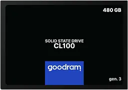 SSD 480Gb GoodRAM CL100 SATA III 2.5" TLC, Retail