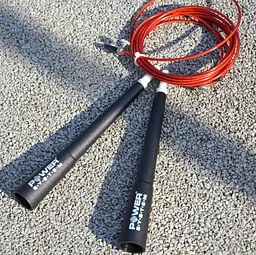 Скакалка швидкісна Power System PS-4033 Crossfit Jump Rope Red 2,8 м (PS-4033_Black-Red) - мініатюра 4