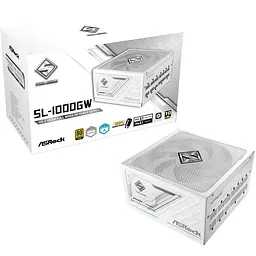 Блок живлення 1000W ASRock SteelLegend Білий SL-1000GW ATX 3.1 135mm, 80+ Золотистий, Fully Modular, Retail - мініатюра 5