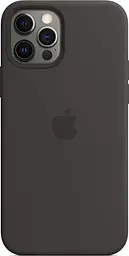 Чохол оригінальний силіконовий Silicone Case MM2A3ZM/A MagSafe (Original) для Apple iPhone 12/12 Pro (6.1") Black - мініатюра 7