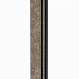 Рейка декоративна Wall Sticker PS 2900х120х12 мм Сіро-коричневий із золотими вкрапленнями SW-00002138 - мініатюра 5