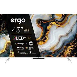 Телевізор Ergo JUQ85 43` QLED Ultra HD 4K (43JUQ85) [125167]