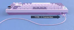 Клавіатура MageGee SKY 81 RGB Violet Switch (6971969727939) Violet (G-000003955) - мініатюра 7