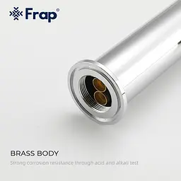 Змішувач для умивальника Frap F1071-2, Хром - мініатюра 5