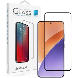 Скло захисне ACCLAB Full Glue Xiaomi 15 Black (1283126607387)