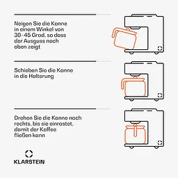 Кавоварка Klarstein Arabica EasyTouch Control 800 Вт (10035588) - мініатюра 4