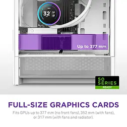 Корпус NZXT H3 Flow Білий без БЖ (CC-H31FW-01) - мініатюра 7