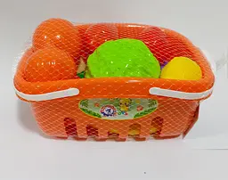 Іграшка "Набір продуктів в кошику" 5354 ТехноК (4823037605354) Помаранчевий