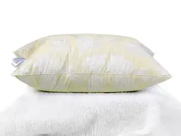 Подушка пухова MirSon Extra №110 середня 45х45 см шампань (2200003279337) - мініатюра 3