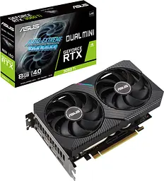 Відеокарта ASUS RTX 3060Ti 8Gb Mini V2 LHR (DUAL-RTX3060TI-8G-MINI-V2) (GDDR6, 256 bit, PCI-E v4.0 x16) Б/в - мініатюра 4